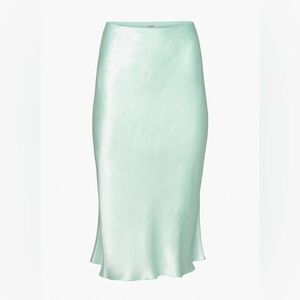 Babaton Slip Midi Skirt in Subtle Mint